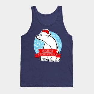 Merry Christmas Polar Bear Tank Top